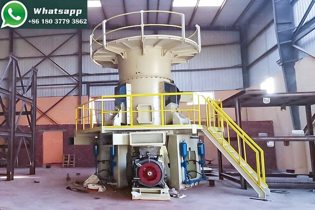Planta de molienda de Caolín 8 t/h con Molino Vertical Ultrafino LUM — Perú
