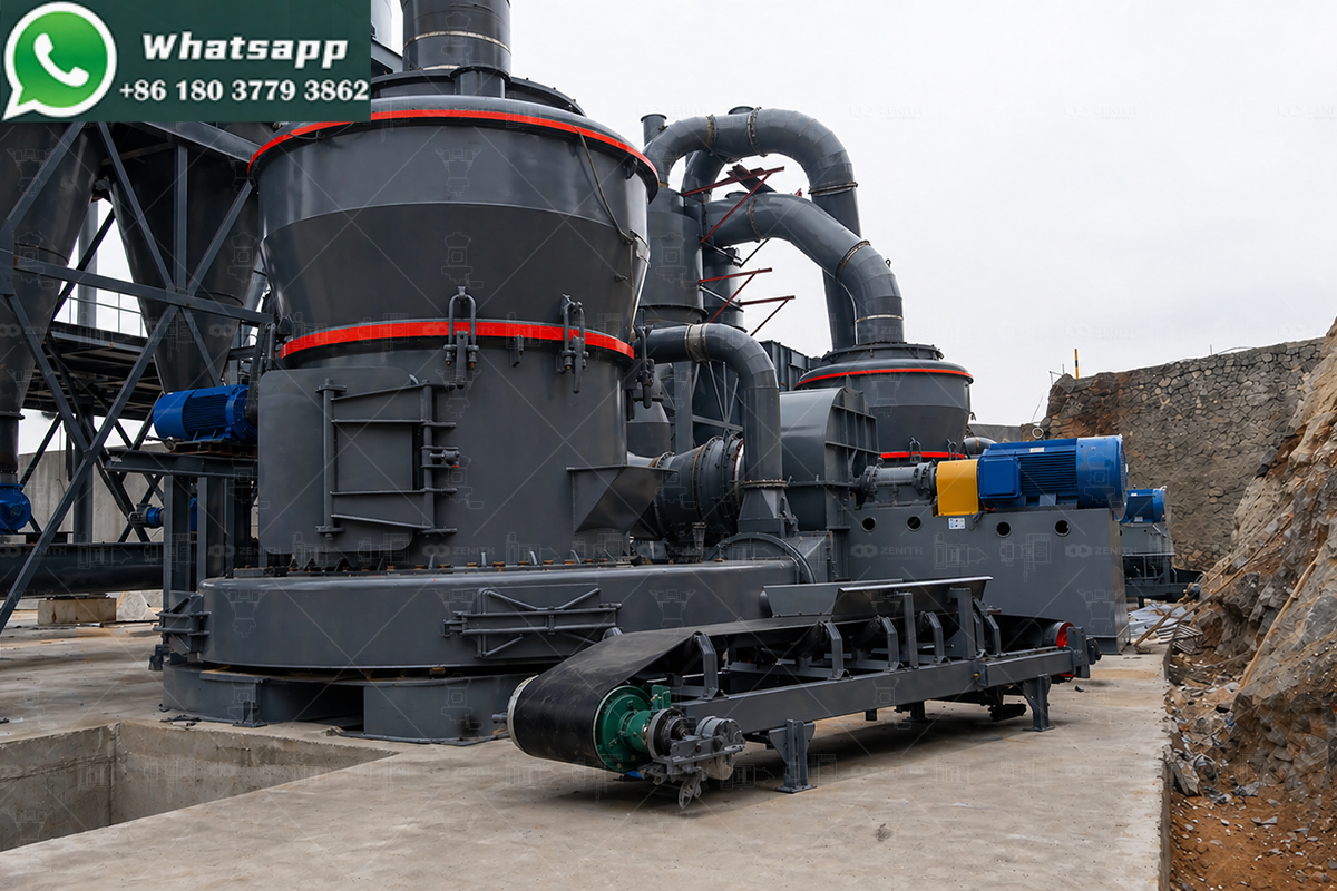 Planta de molienda de Caliza 32 t/h con Molino Trapezoidal MTW — Portugal