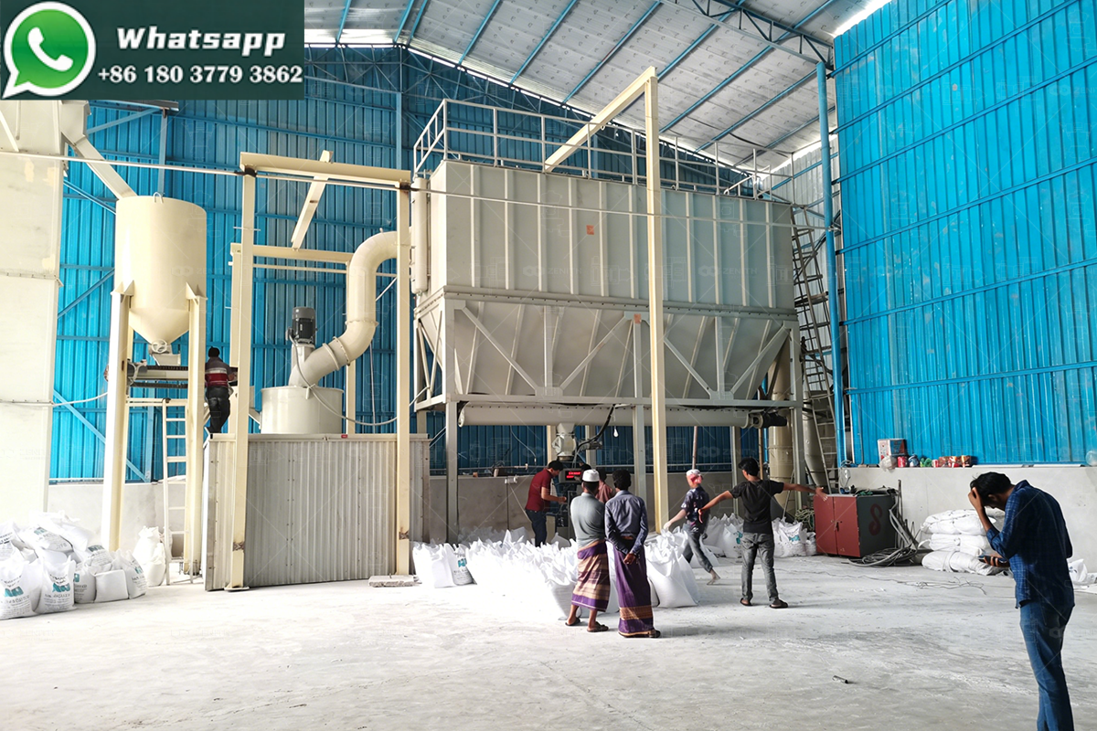 Planta de molienda de Caolín 8 t/h con Molino Ultrafino XZM — Panamá